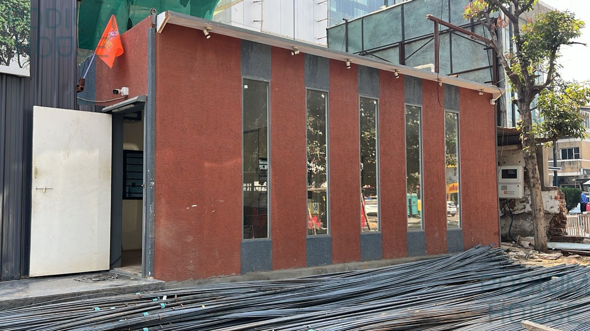 Glass Office Cabin