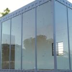 Glass Office Cabin