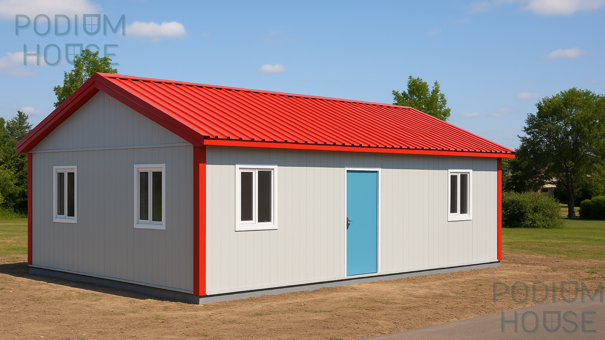 PUF Panel Roof Top House