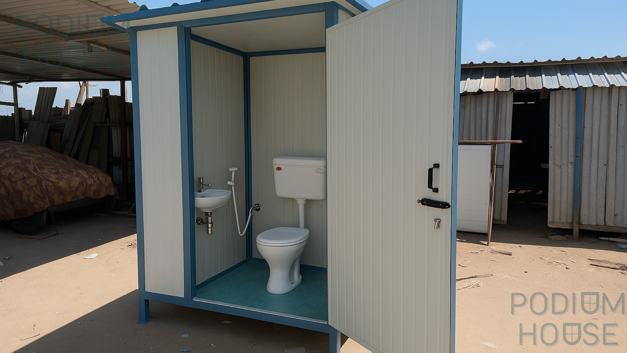 PUF Toilet Block